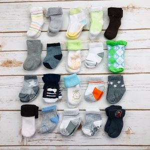 Carter’s Other Brands Multicolor Striped Socks Lot